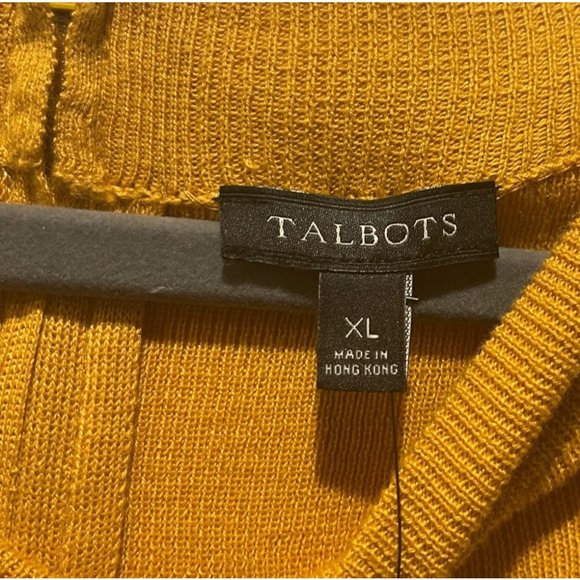 📚 Talbots •Mustard Modal Blend Top •Size XL - Picture 4 of 7
